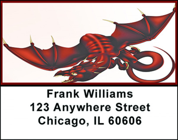 Dinosaur Illustrations Address Labels | LBBAC-76
