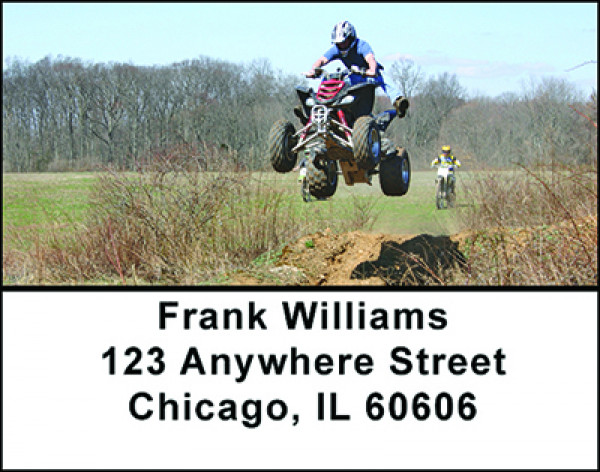 Quad Rider Address Labels | LBBAC-82