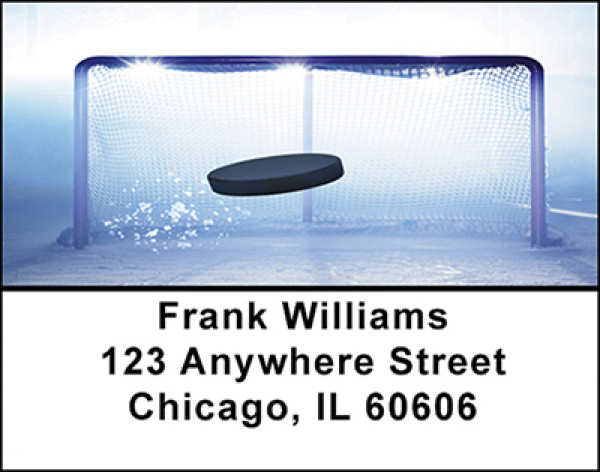 Ice Hockey Goal Address Labels | LBBAC-84