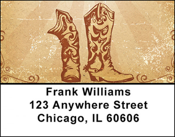 Wild West Address Labels | LBBAD-18