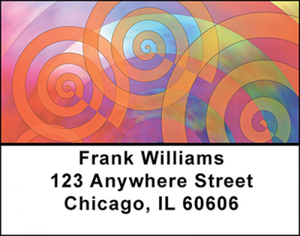Mystical Spirals Address Labels | LBBAD-26