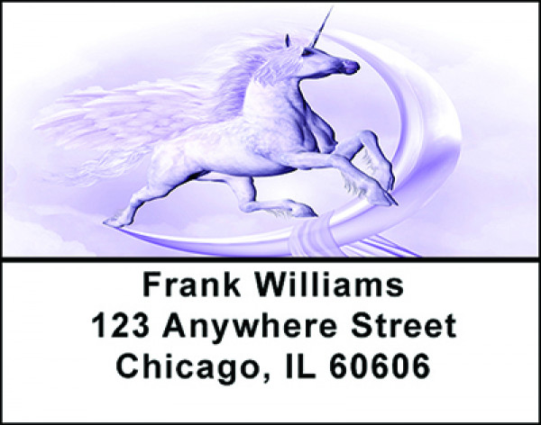 Flying Unicorn Pegasus Address Labels | LBBAD-31