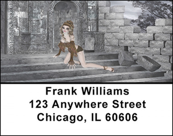 Gothic Ruins Address Labels | LBBAD-39