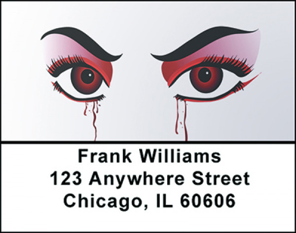 Gothic Eyes Address Labels | LBBAD-50