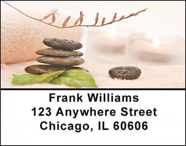 Zen Spa Address Labels | LBBAD-54