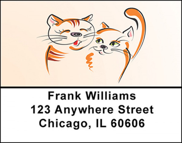 Pur-r-rfect Cat Lovers Address Labels | LBBAD-70