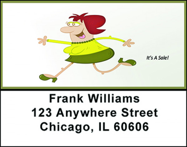 The Shopper Address Labels | LBBAD-77