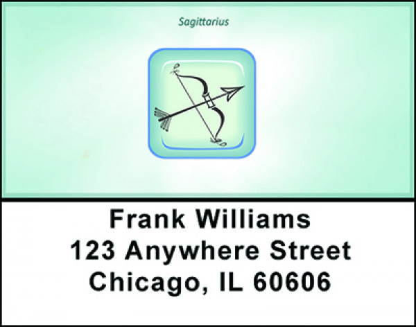 Sagittarius Astrology Sign Address Labels | LBBAE-10