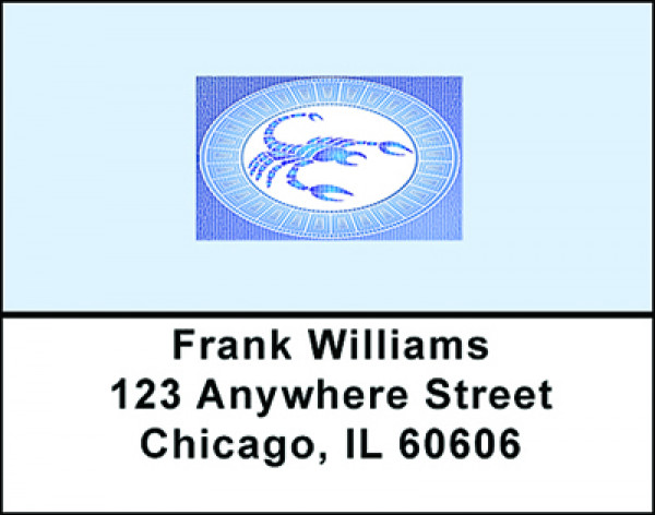 Scorpio Horoscope Sign Address Labels | LBBAE-17