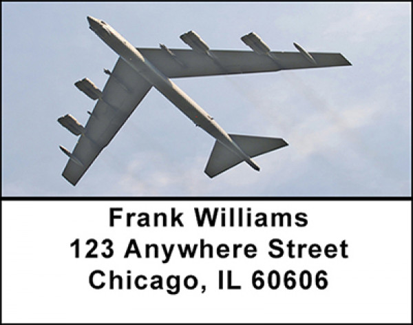 Buff-52 Bomber Address Labels | LBBAE-49