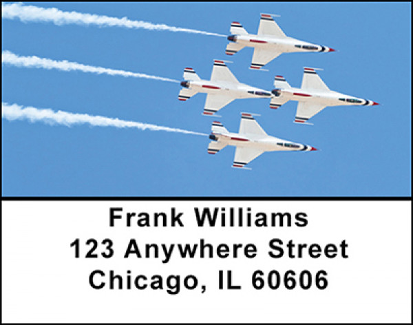 Air Force Demo Team Address Labels | LBBAE-55