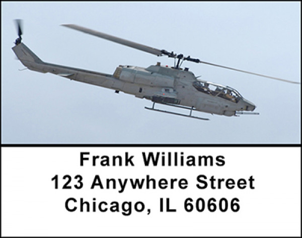 Helicopters On Watch Address Labels | LBBAE-57