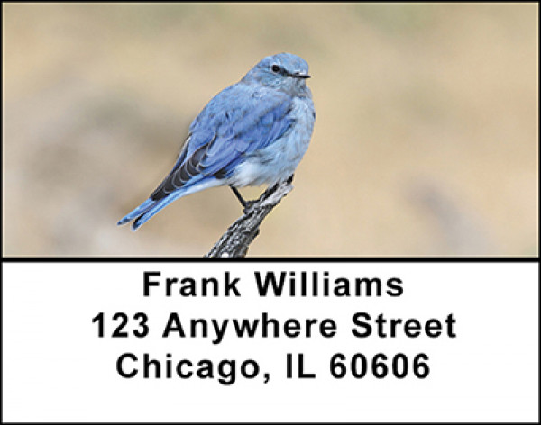 Bluebirds Beauty Address Labels | LBBAE-67