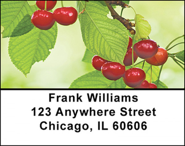 Cherries On The Vine Address Labels | LBBAF-35