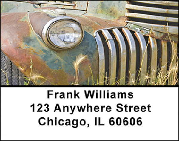 Vintage Trucks Address Labels | LBBAF-65