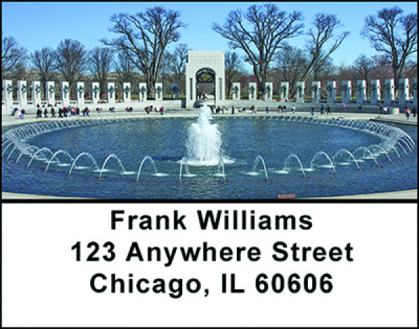 WWII Memorial Address Labels | LBBAF-79