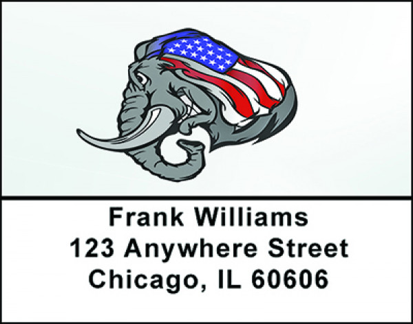 Vote Republican Address Labels | LBBAF-81
