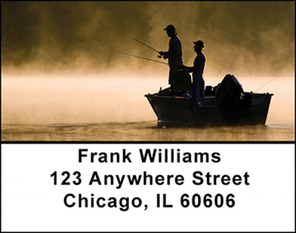 Walleye & Northern Pike Fishing Address Labels | LBBAH-08