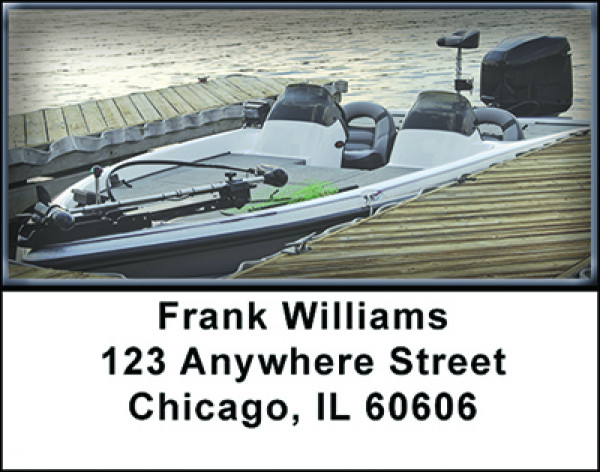 Fishing Boats Address Labels | LBBAH-11