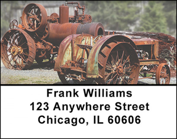 Antique Farm Tractors Address Labels | LBBAH-26