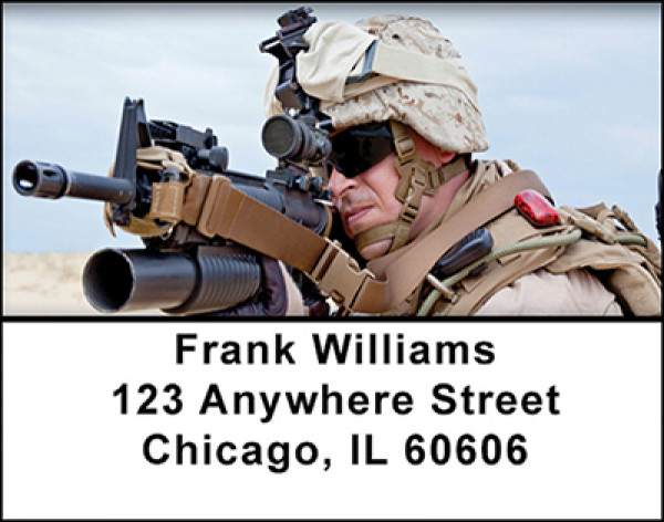 Go Army Address Labels | LBBAH-40