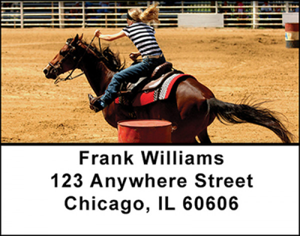 Rodeo Cowgirls Address Labels | LBBAH-46