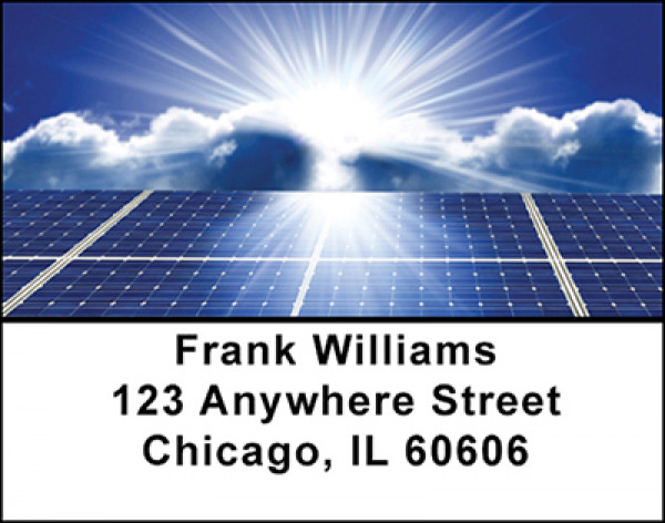 Solar Power Address Labels | LBBAH-52
