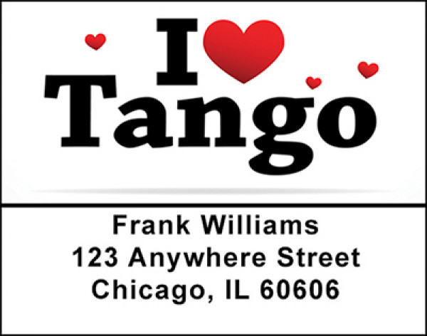 Tango Fun Address Labels | LBBAH-57