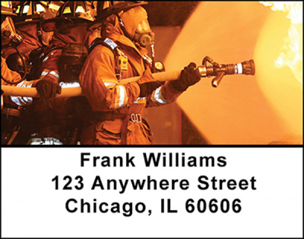 Honor the Firefighter Address Labels | LBBAH-64