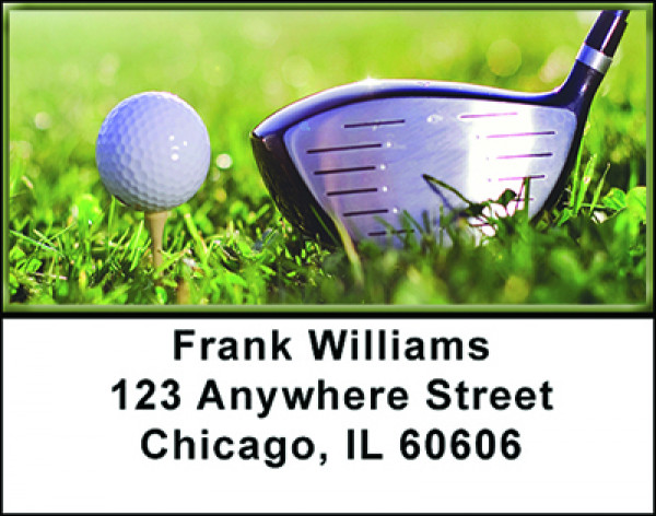 Women Golfers Address Labels | LBBAH-73