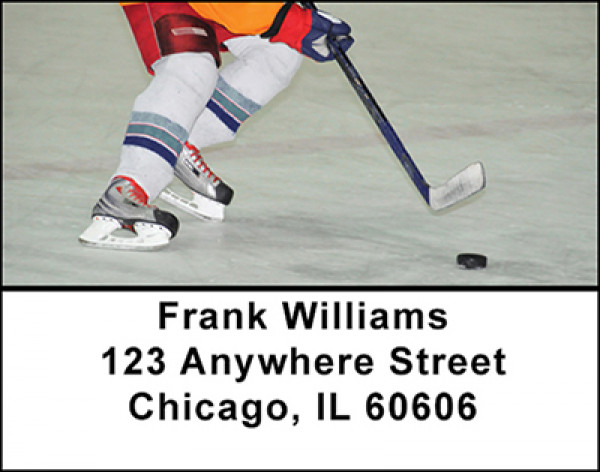 Ice Hockey Address Labels | LBBAH-83
