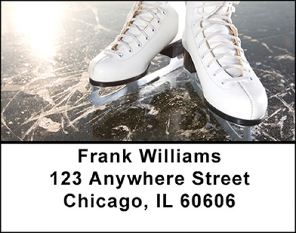 Ice Skating Address Labels | LBBAH-84