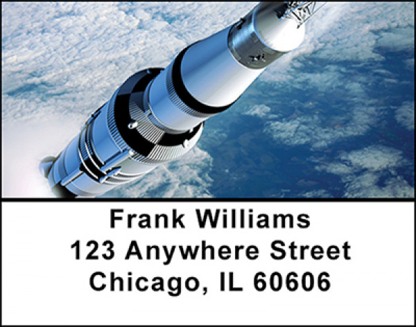 Space - A Final Frontier Address Labels | LBBAH-85