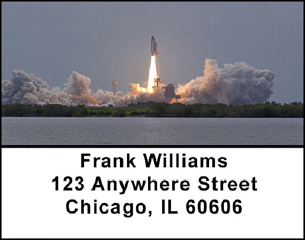 Going Into Space Address Labels | LBBAH-86