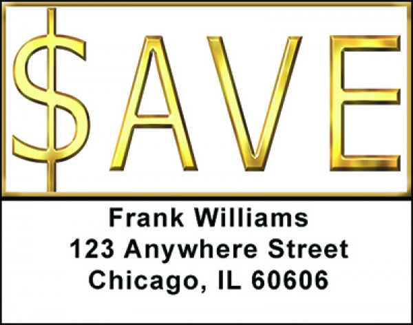 Save Money Address Labels | LBBAI-04