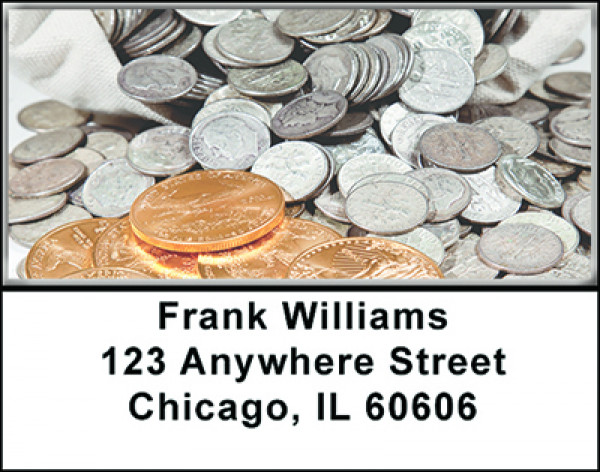 Bags of Money Address Labels | LBBAI-07