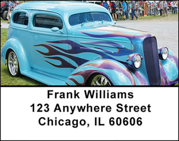 Hot Rods Address Labels | LBBAI-11