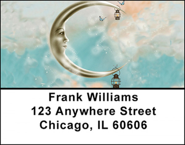 Mystical Moon Address Labels | LBBAI-63