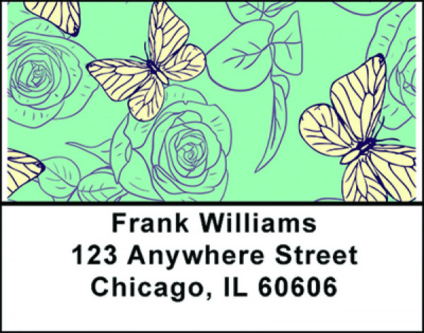 Timeless Butterflies Address Labels | LBBAJ-13