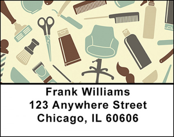 The Barber Address Labels | LBBAJ-14