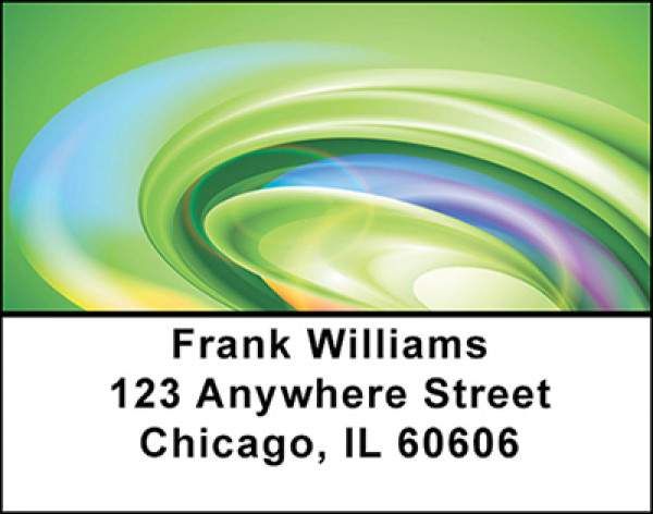 Swirls And Twirls Address Labels | LBBAJ-39