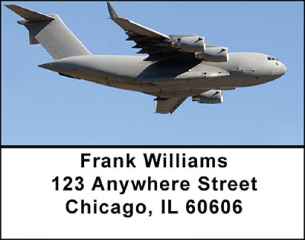 Air Force Transport Planes Address Labels | LBBAK-04