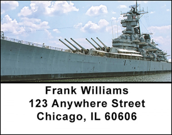 Naval Power Address Labels | LBBAK-08