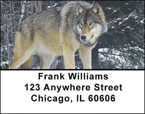 Wolves of The Wild Address Labels | LBBAK-25
