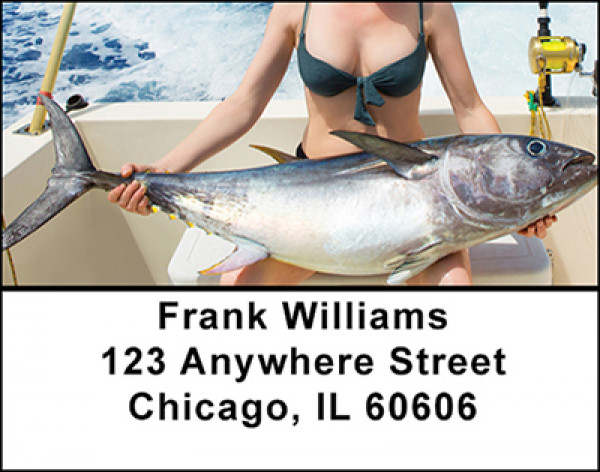 Sport Fishing The Gulf Address Labels | LBBAK-44