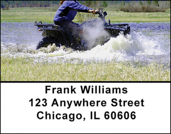 ATV Weekend Fun Address Labels | LBBAK-58