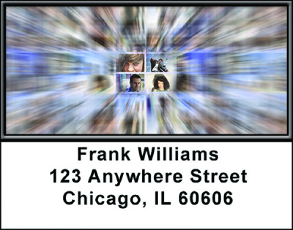 Social Media Address Labels | LBBAK-73