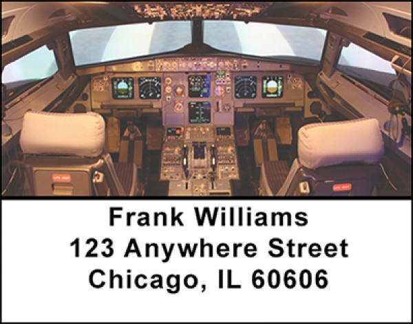 A Pilot's View Address Labels | LBBAK-77