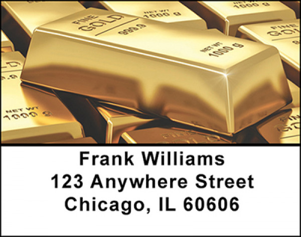 Go For The Gold Address Labels | LBBAL-14