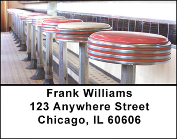 Retro Fun Times Address Labels | LBBAL-24